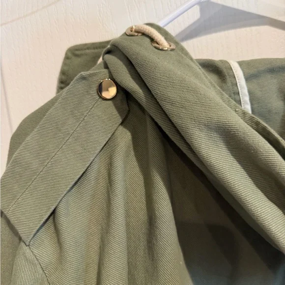 Zara Sage Green Women's Utility Jacket - Picture 7 of 7